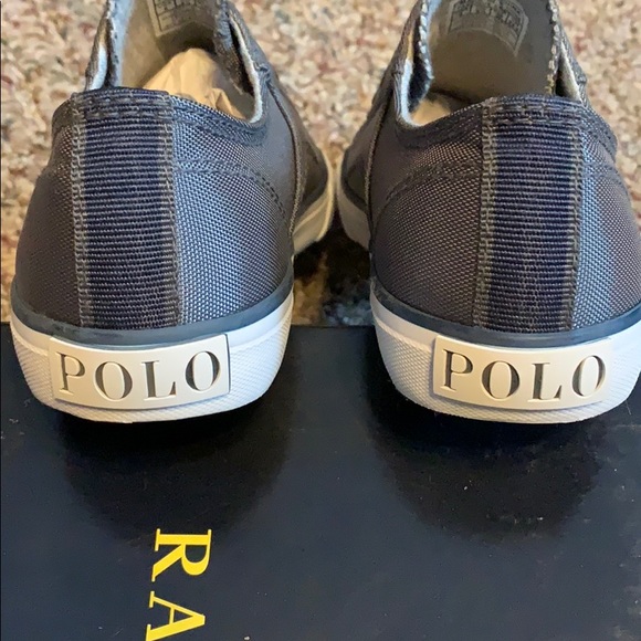 New Polo Ralph Lauren Youth Charcoal Gray Rowenn 4 - Picture 5 of 6